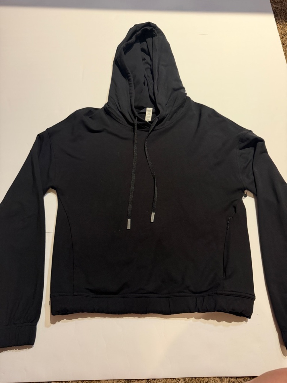 lululemon athletica Black Hooded Pullover Sweatshirt